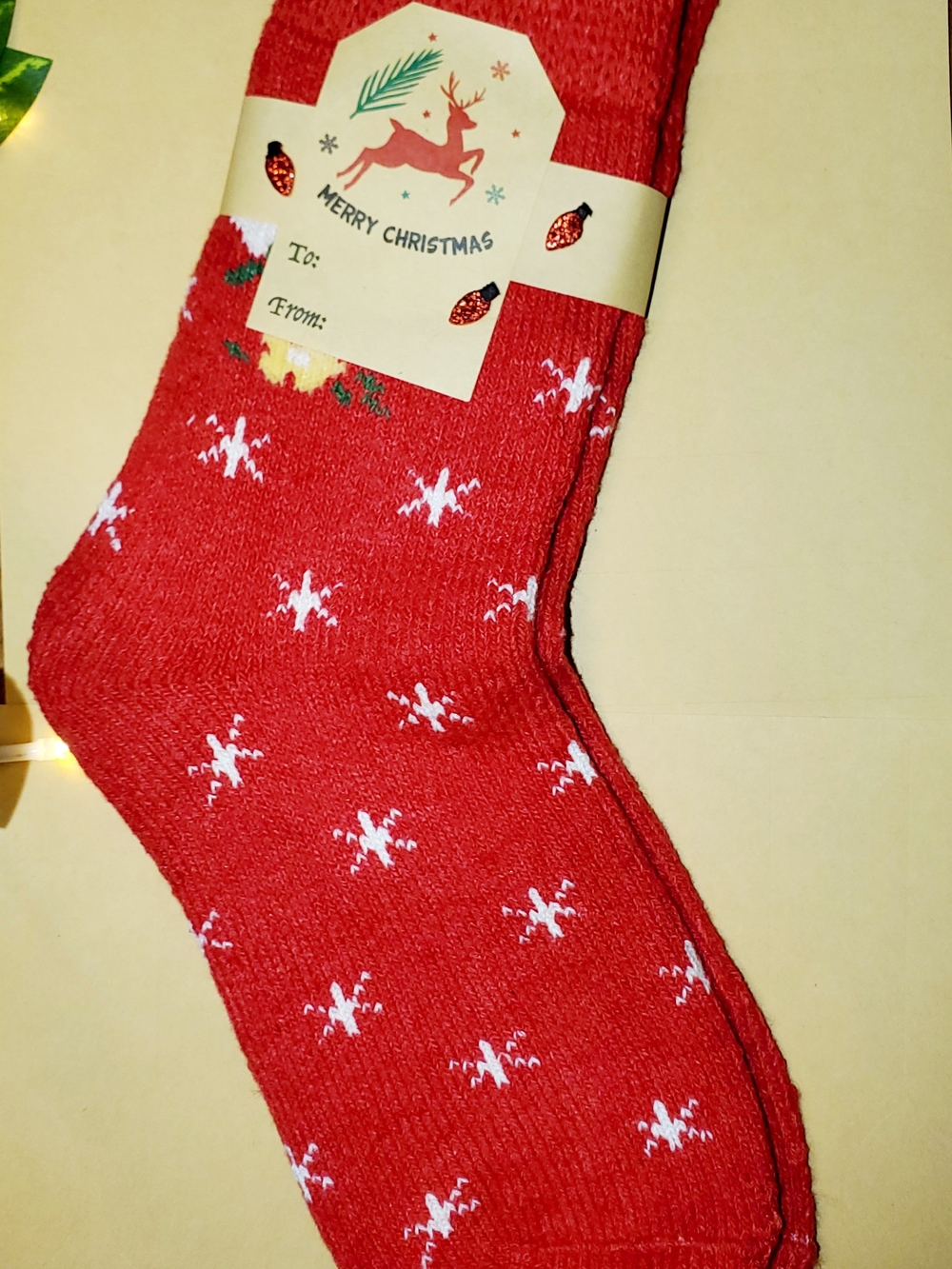 Merino 70% Wool Christmas Holiday Socks